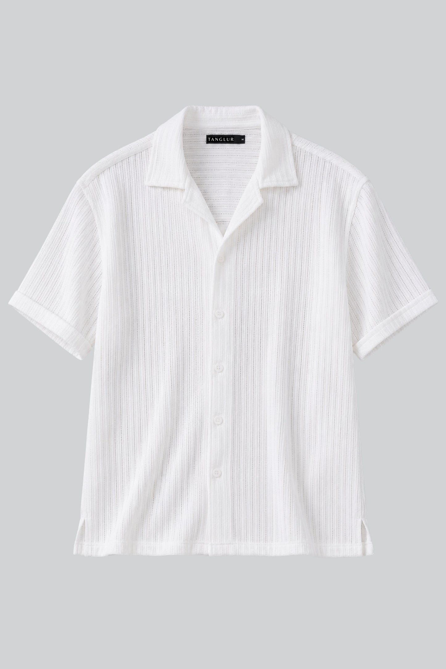 CRINKLE CUBAN SHIRT | WHITE