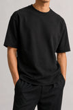 HEAVY GSM DROP SHOULDER TEE | BLACK