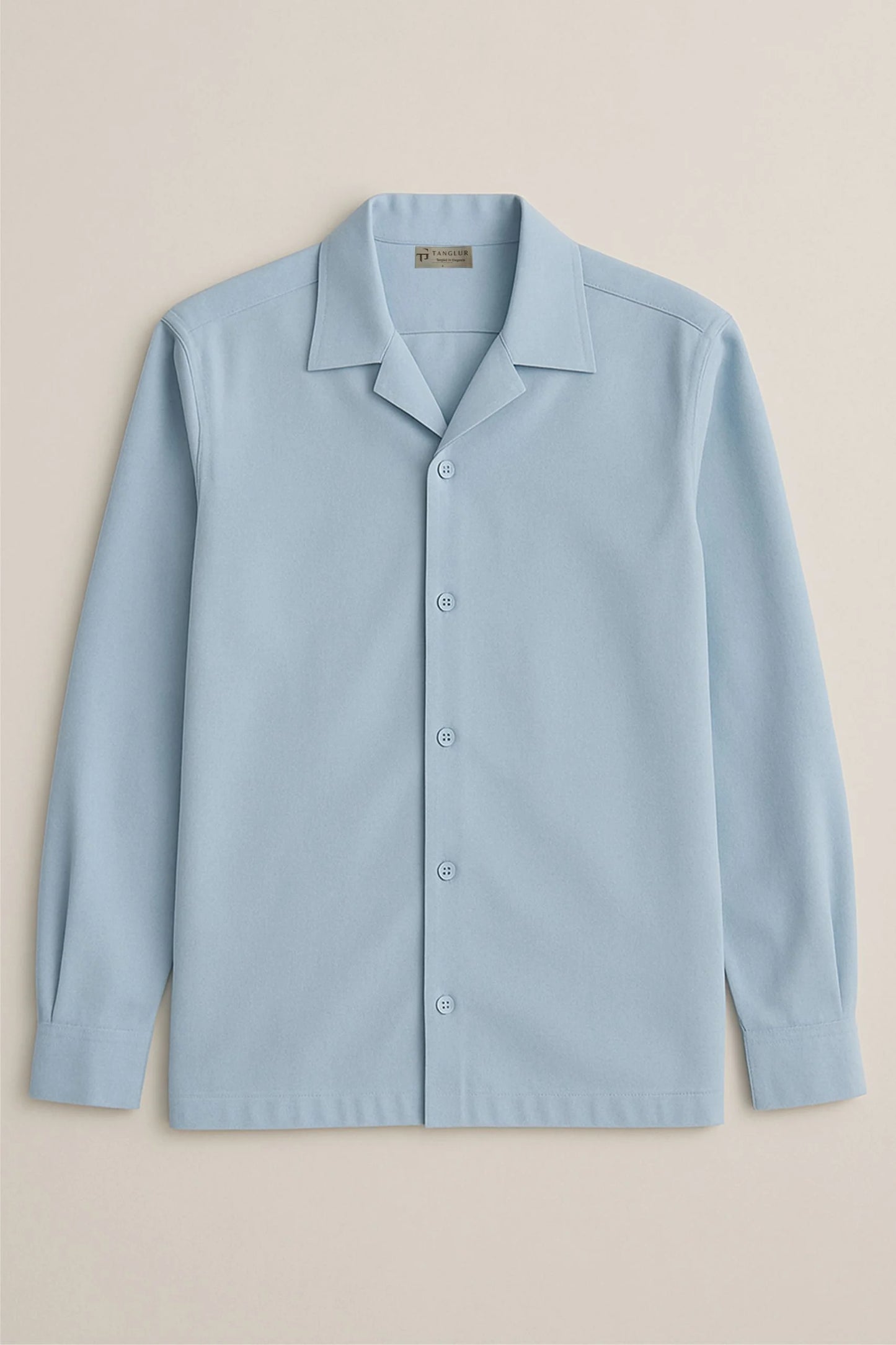 BOXY FIT OVERSHIRT | SKY BLUE