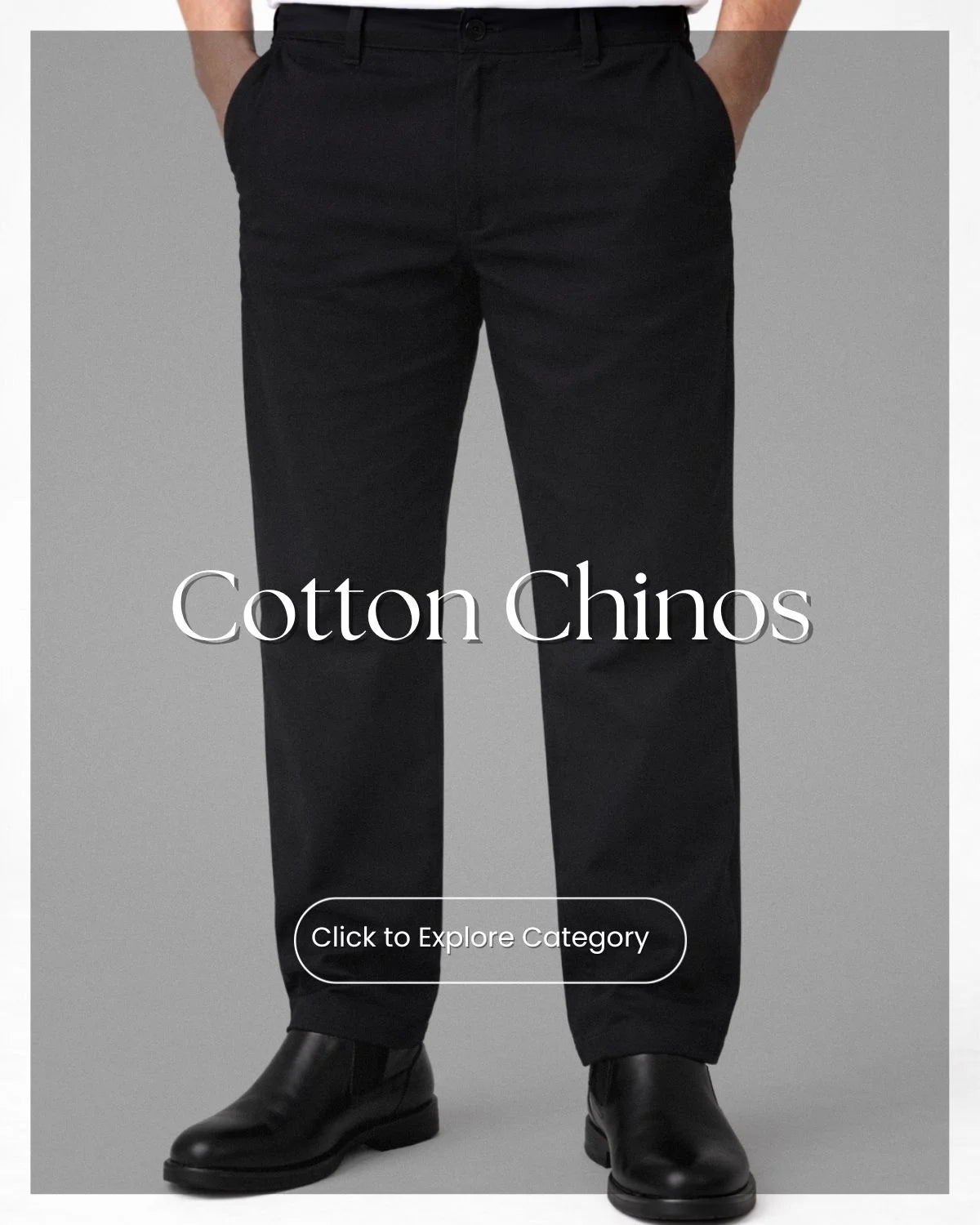 Cotton Chino Pants