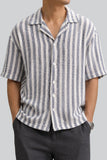 POPCORN CUBAN SHIRT | PASTEL BLUE