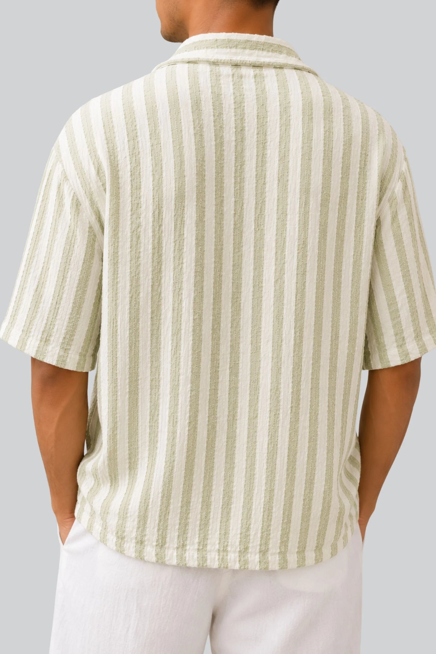 POPCORN CUBAN COLLAR | PASTEL GREEN