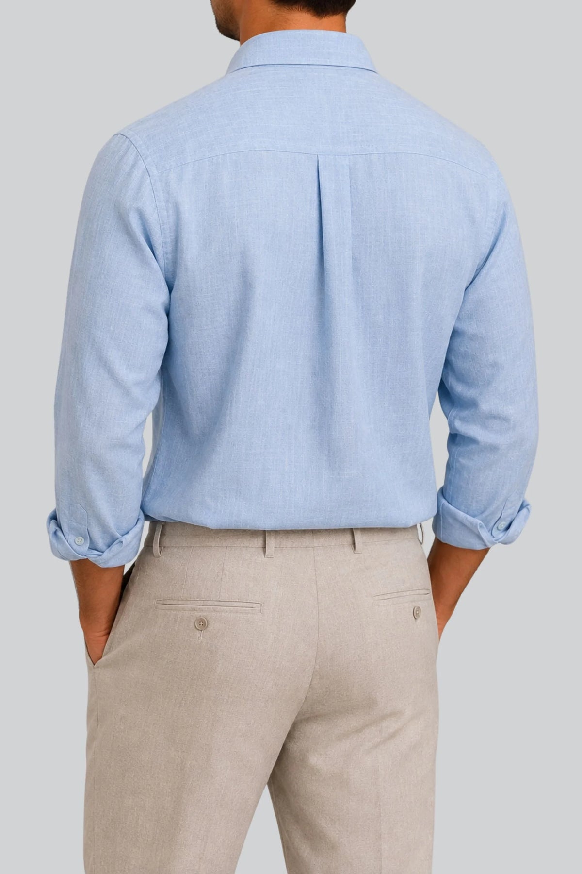 LINEN SHIRT | GLACIER BLUE