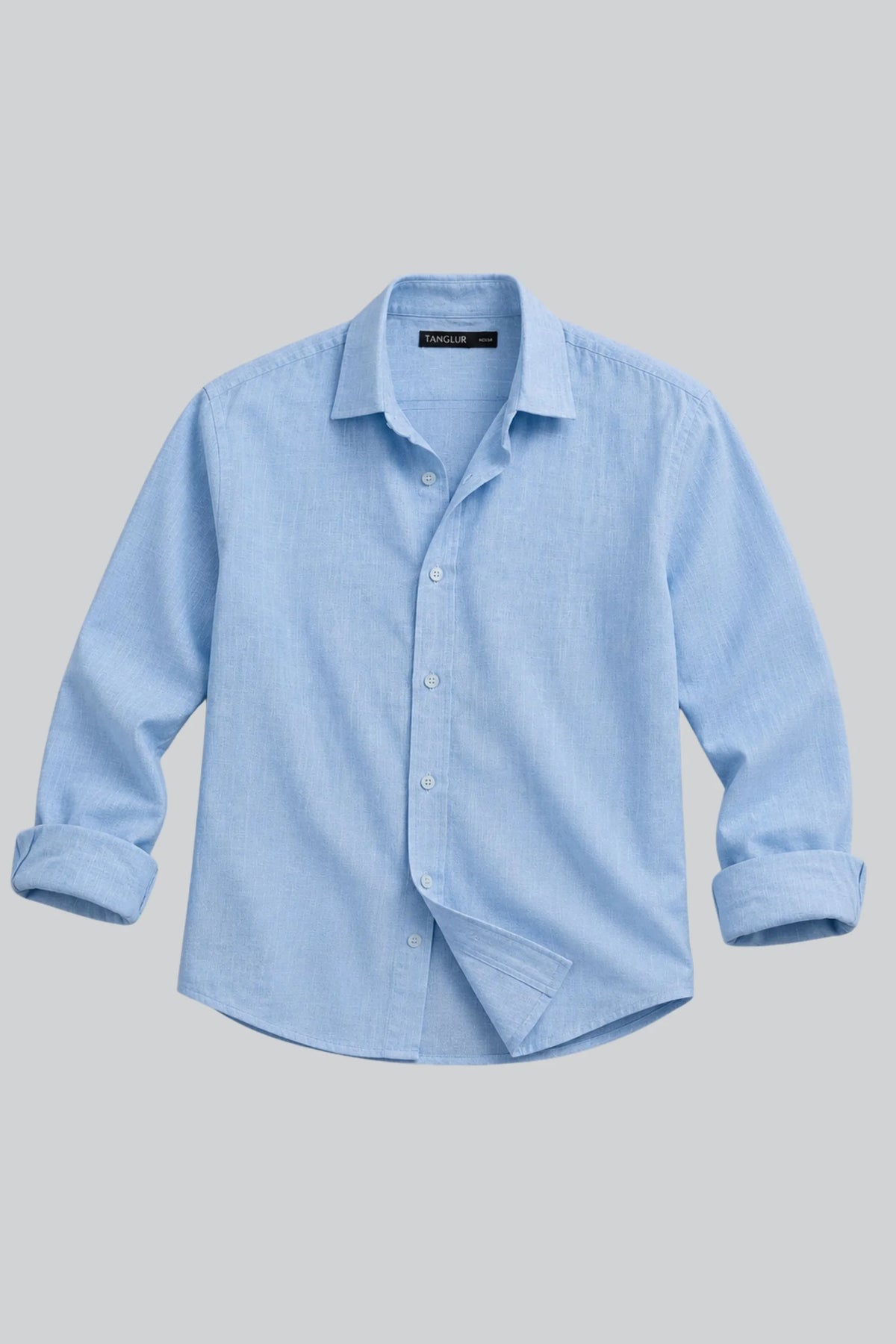 LINEN SHIRT | GLACIER BLUE