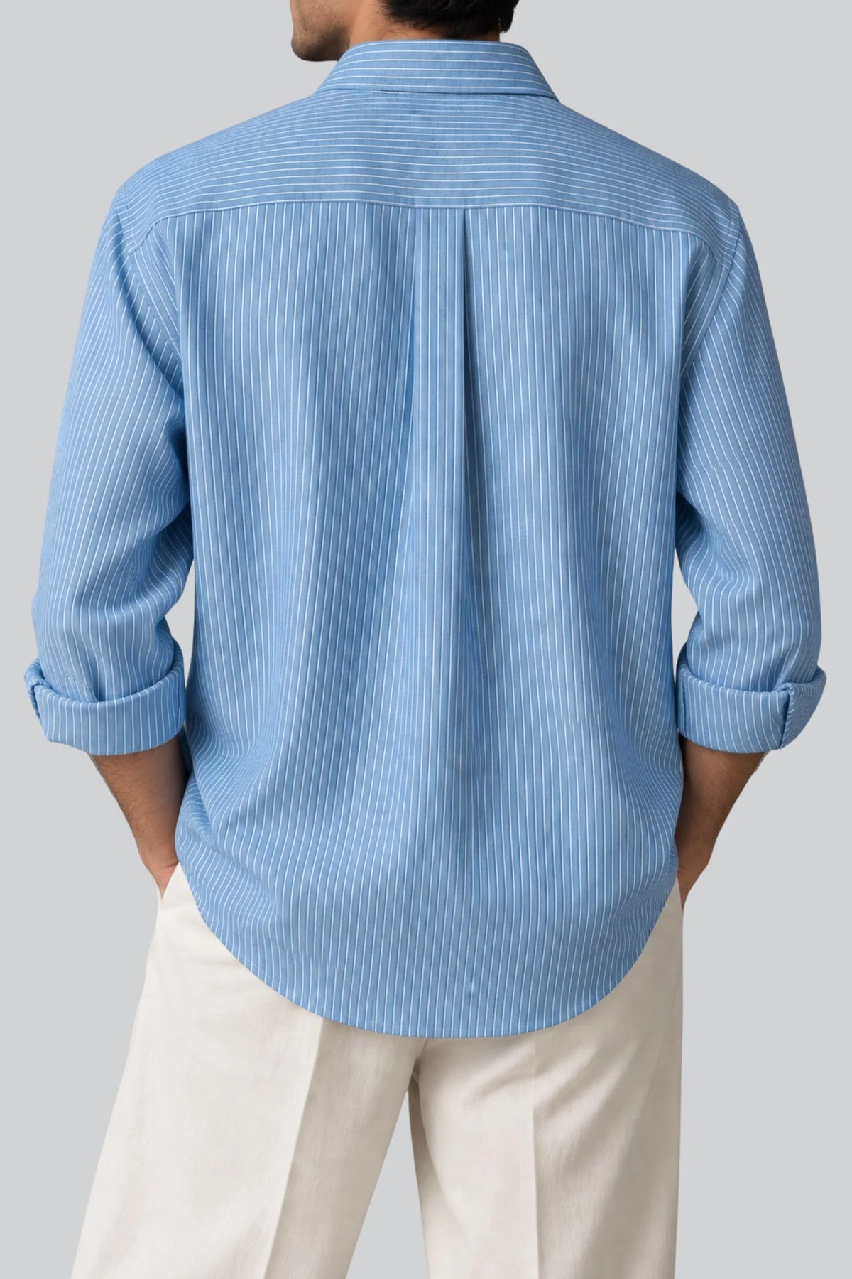 STRIPED SHIRT | HERITAGE BLUE