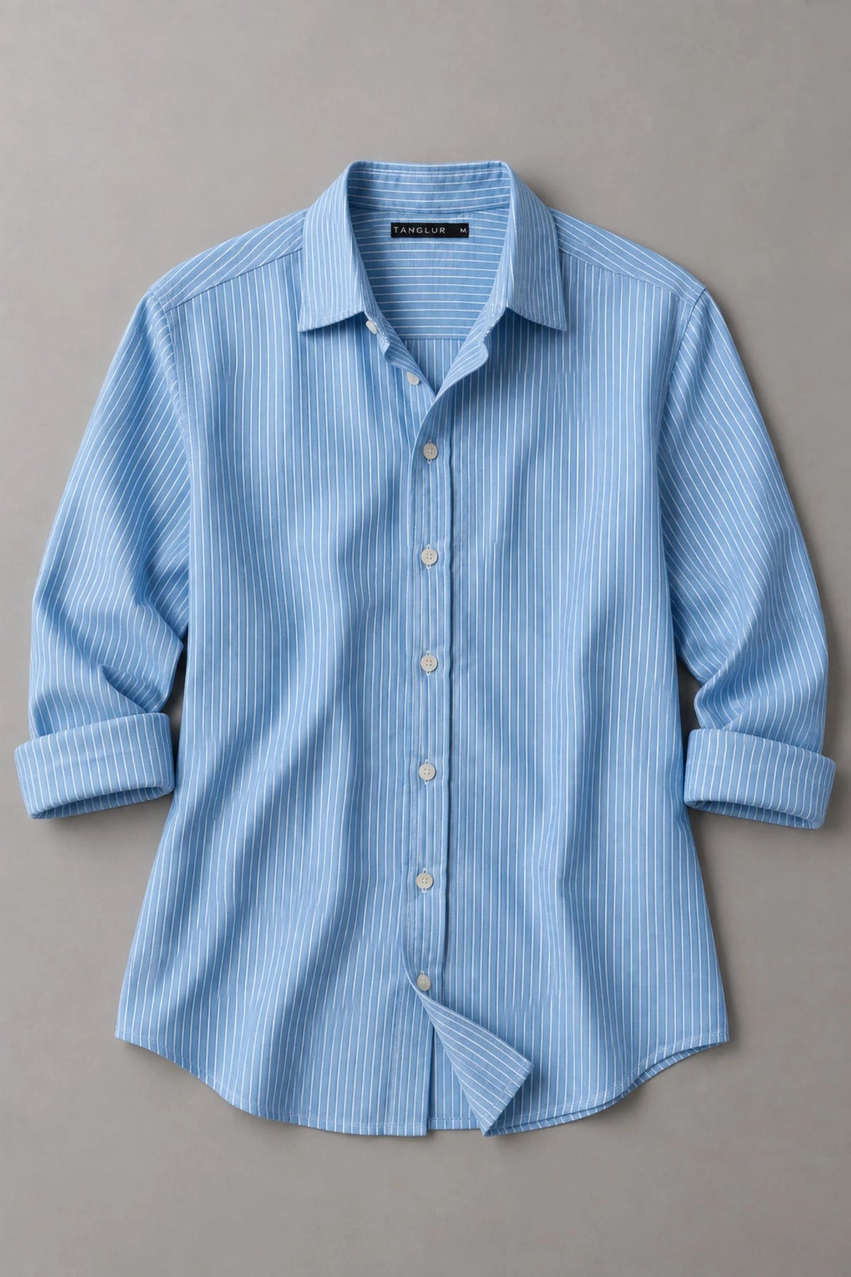 STRIPED SHIRT | HERITAGE BLUE