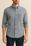 BUTTON DOWN PQ SHIRT | GREY