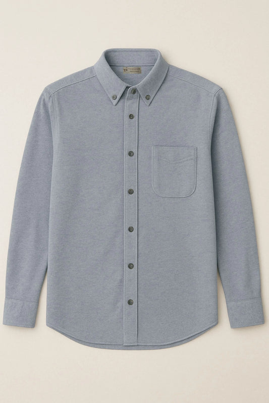 BUTTON DOWN PQ SHIRT | GREY