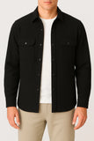 FLANNEL SHACKET | BLACK