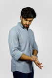 GREY TEXTURED SHIRT (CS04)