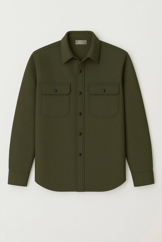 FLANNEL SHACKET | OLIVE