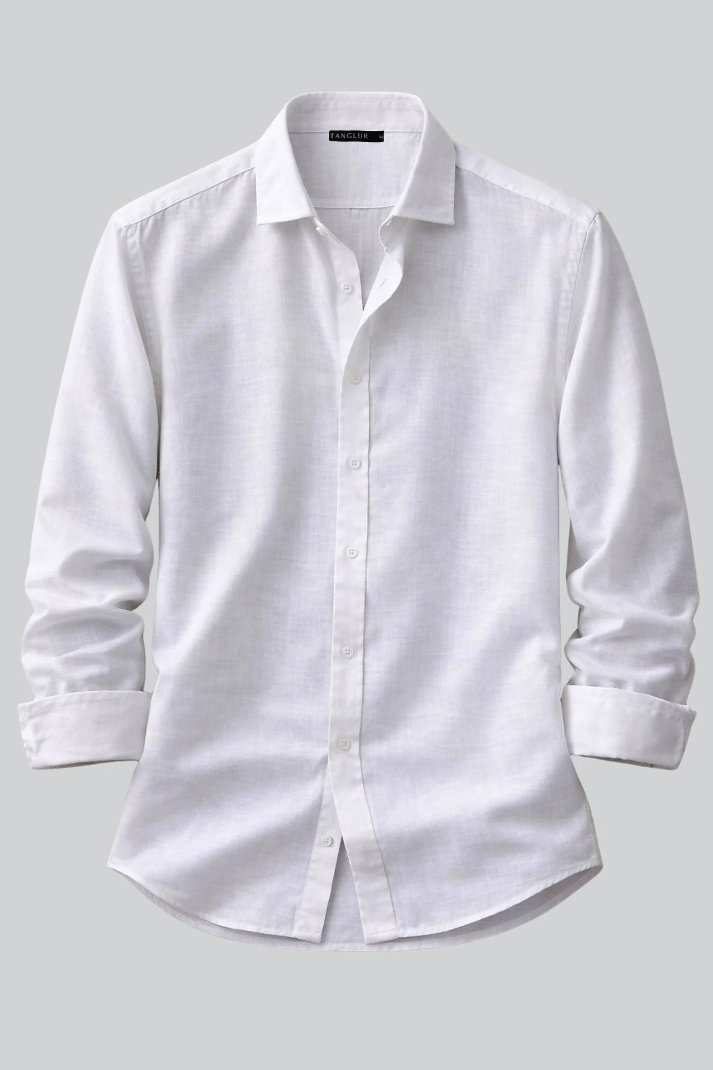 LINEN SHIRT | ASH WHITE