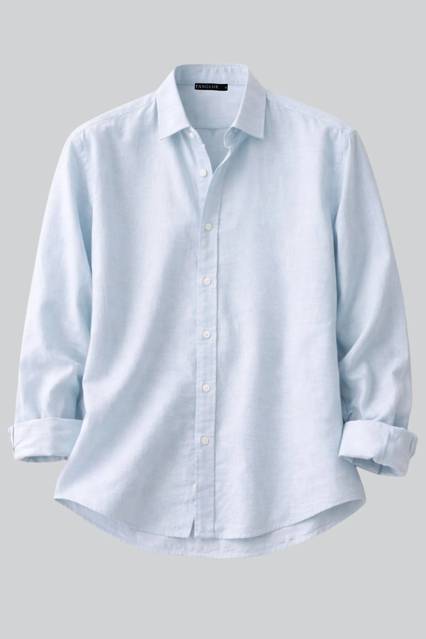 LINEN SHIRT | POWDER BLUE