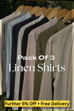 PACK OF 3 | LINEN SHIRTS