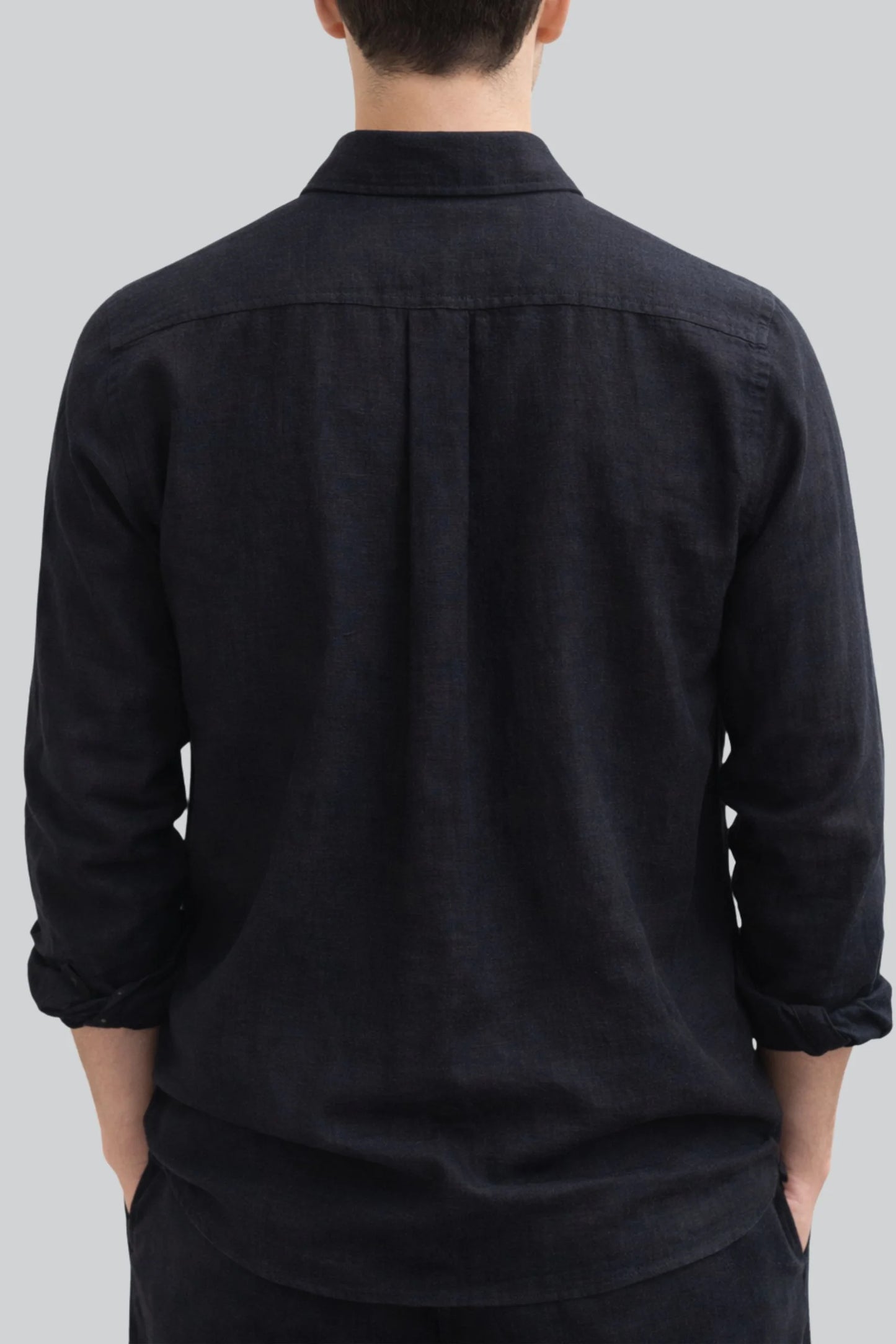 LINEN SHIRT | BLACK