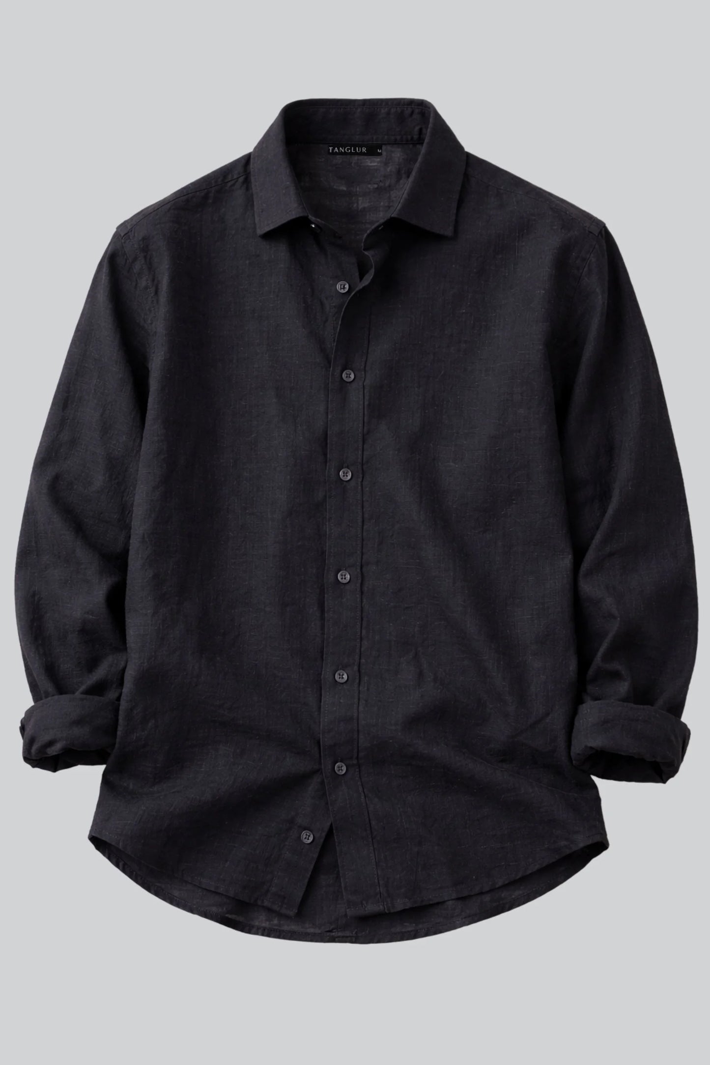 LINEN SHIRT | BLACK