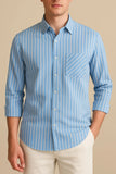 STRIPED SHIRT  | LIGHT BLUE/WHITE