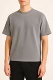 HEAVY GSM DROP SHOULDER TEE | SMOKE GREY