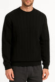 CABLE KNIT SWEATER | BLACK