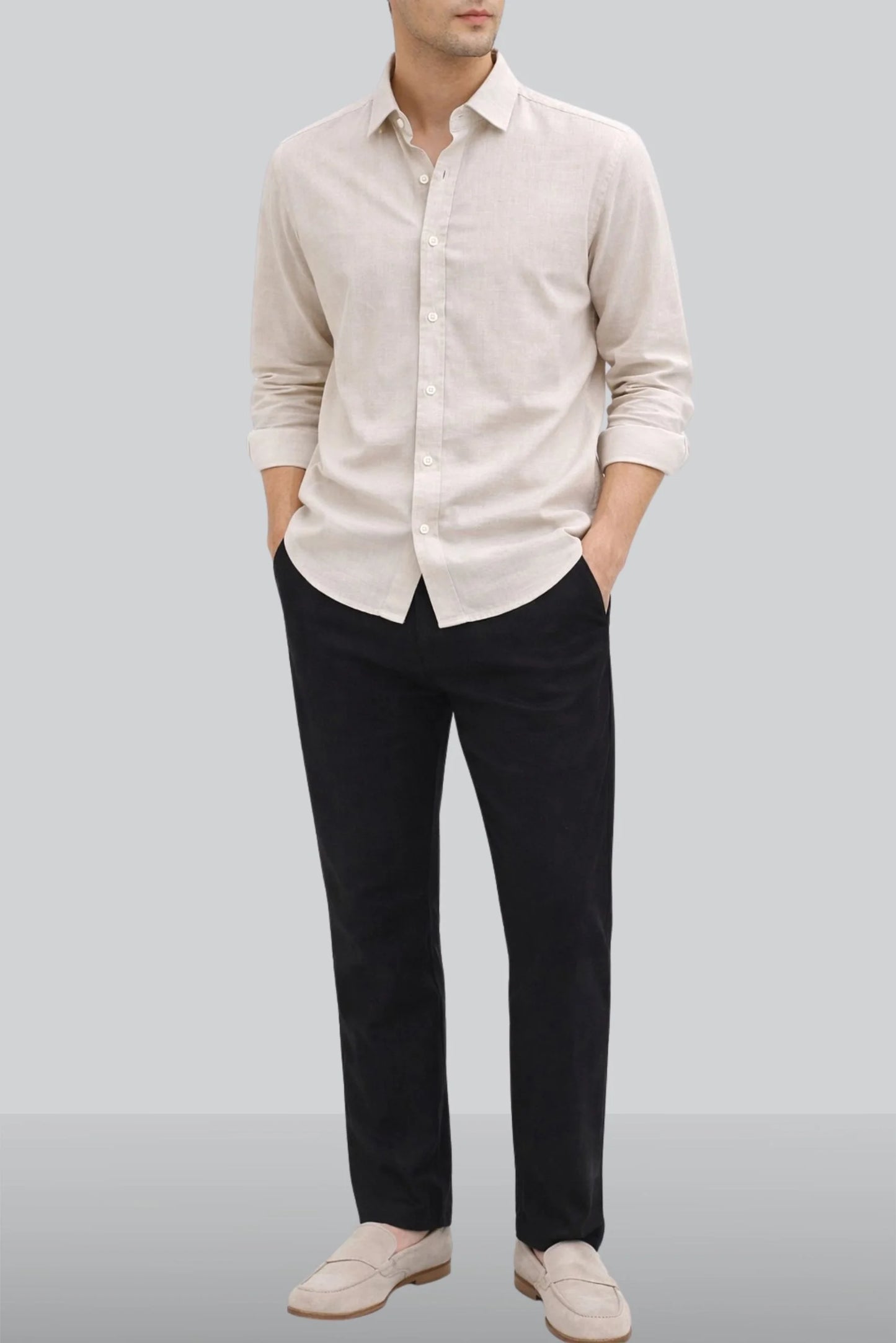LINEN SHIRT | BEIGE