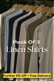 PACK OF LINEN SHIRTS