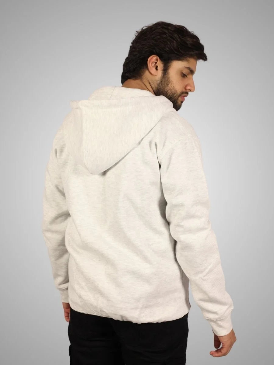 TG ZIPPER HOODIE | ASH GREY